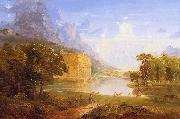 Thomas Cole The Cross and the World oil on canvas